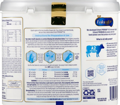 Enfamil Premium A2 Pwd Tub - 19.5 Oz - Image 6