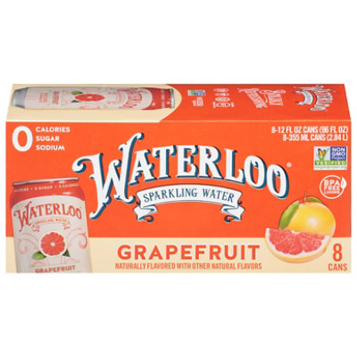 Waterloo Grapefruit Sparkling Water - 8-12 Fl. Oz. - Image 3