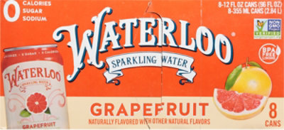 Waterloo Grapefruit Sparkling Water - 8-12 Fl. Oz. - Image 6