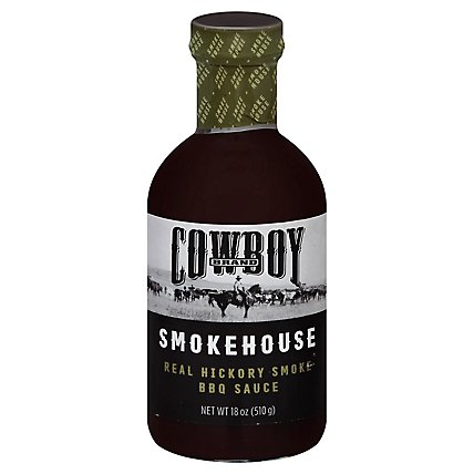 Cowboy Charcoal Sauce Bbq Hickory Smoke - 18 Oz - Image 1