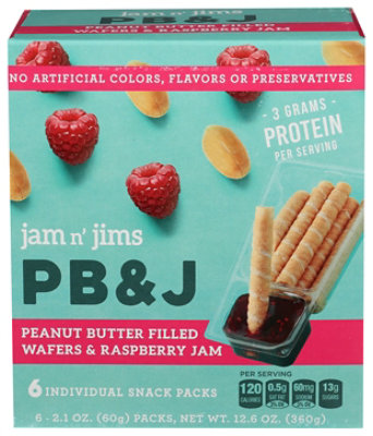 Jam N Jims Cookie Wafer Pbj Stix Kit - 12.6 Oz - Image 1