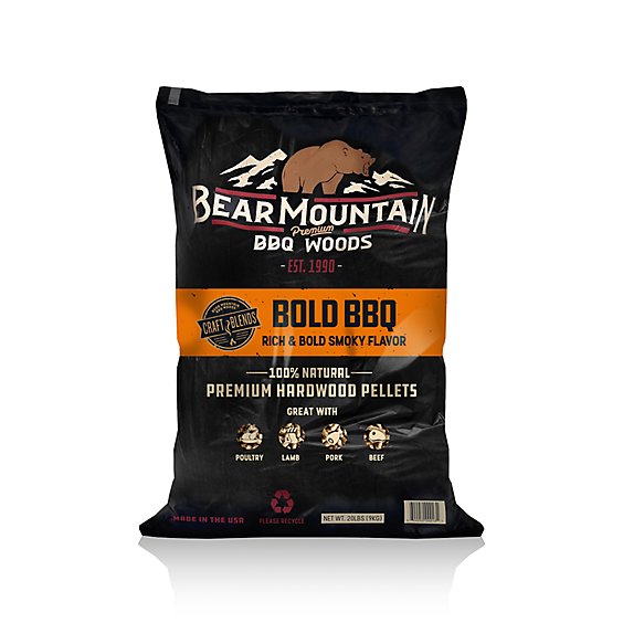 Bear Mountain Craft Blend Bold Bbq Pellets - 20 Lb