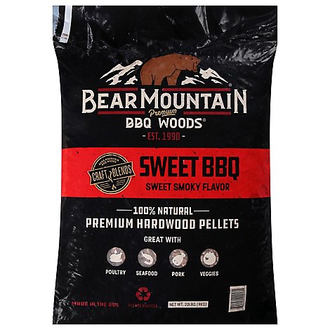 Bear Mountain Craft Blend Sweet Bbq Pellets - 20 Lb