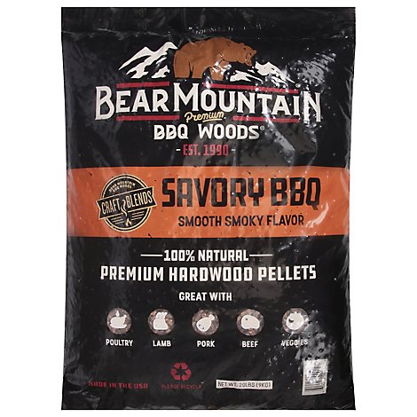 Bear Mountain Craft Blend Savory Bbq Pellets - 20 Lb