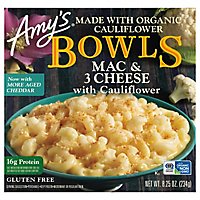 Amy's Gluten Free Mac & 3 Cheese w/Cauliflower Bowl - 8.25 Oz - Image 1