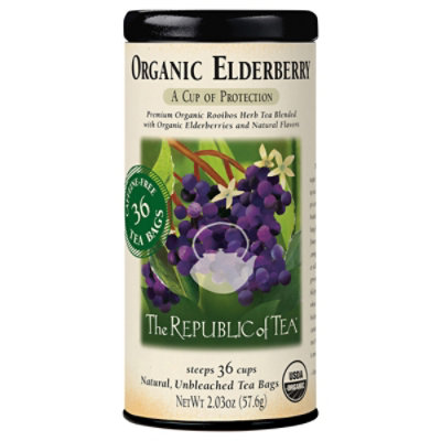 The Republic of Tea Organic Elderberry - 36 Count - Image 2
