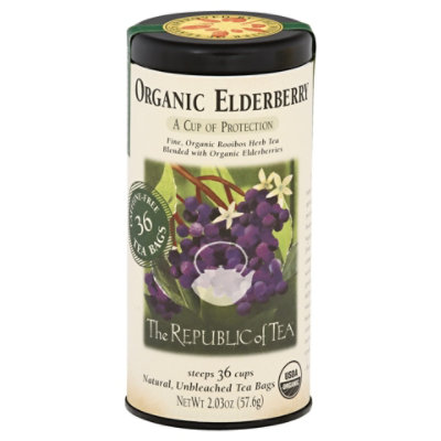 The Republic of Tea Organic Elderberry - 36 Count