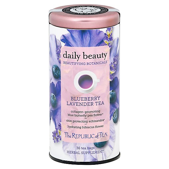 The Republic of Tea Beautifying Botanicals Daily Beauty Herbal Tea - 36 Count