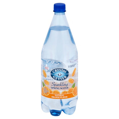 Crystal Geyser Spring Water Sparkling Orange - 1.25 Liter