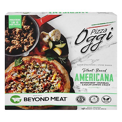Pizza Oggi Pizza Beef Crumble Veggie - 13.4 Oz - Image 3