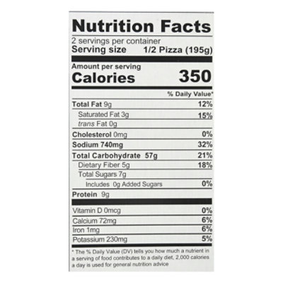 Pizza Oggi Pizza Beef Crumble Veggie - 13.4 Oz - Image 4