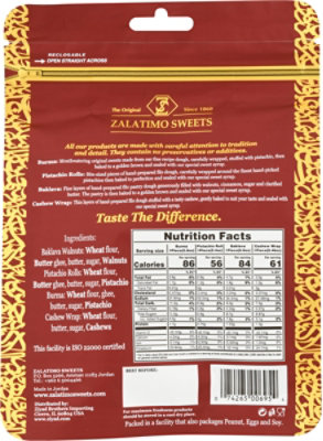 Zalatimo Baklava Trad Astd - 150 Gram - Image 6