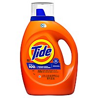 Tide Liquid Laundry Detergent Original HE Compatible 64 Loads - 92 Fl. Oz. - Image 2