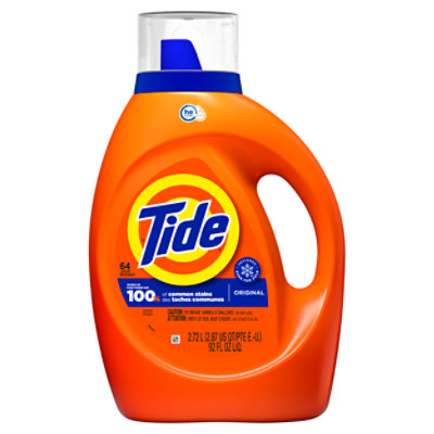Tide Laundry Detergent Liquid HE Compatible Original - 92 Fl. Oz.