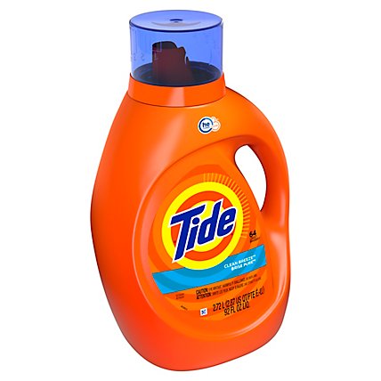 Tide Liquid Laundry Detergent HE Compatible Clean Breeze 64 Loads - 92 Fl. Oz. - Image 2