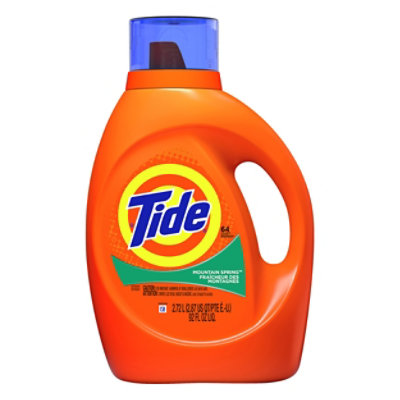 Tide Liquid Detergent Mountain Spring - 92 Fl. Oz.