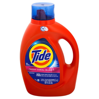 Tide Laundry Detergent Liquid Fresh Coral Blast - 92 Fl. Oz. - Image 3