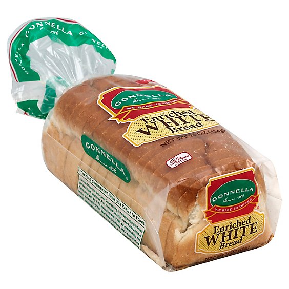 Gonnella White Bread 5/8in Sl Cpp 16oz - Each
