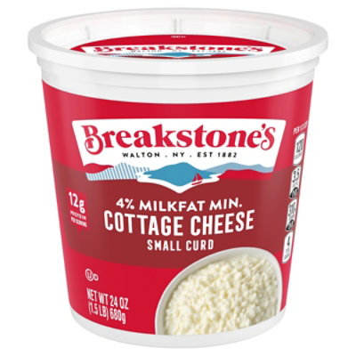 Breakstones Cottage Cheese Small Curd 4% - 24 Oz - Image 1
