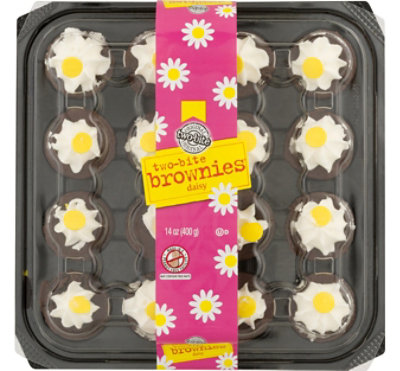 Two-Bite Daisy Brownies Party Platter - 14 Oz - Image 1