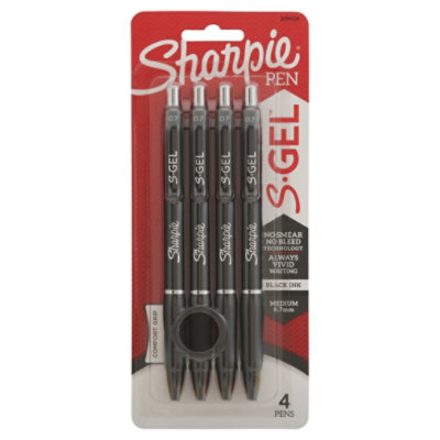 Sharpie S-Gel Pen 0.7 mm Black - 4 Count - Image 4