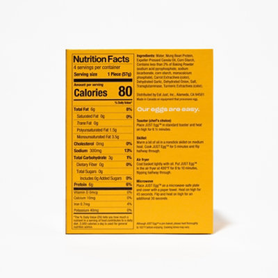 Just Egg Folded, Plant-Based Eggs, 4 Count - 8 Oz. - Image 6