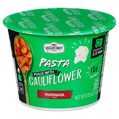 Veggiecraft Pasta Cup Marinr Cauliflw - 2.05 Oz