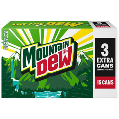 Mtn Dew Soda - 15-12 Fl. Oz. - Image 1
