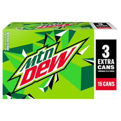 Mtn Dew Soda - 15-12 Fl. Oz. - Image 1