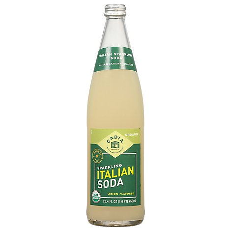 Cadia Soda Lemon Italian Org - 25.4 Fl. Oz.