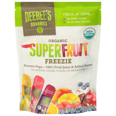 DeeBees Organics Superfruit Freezies 10 Count - 13 Fl. Oz. - Image 3