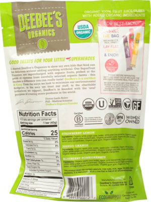 DeeBees Organics Superfruit Freezies 10 Count - 13 Fl. Oz. - Image 6