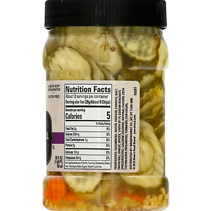 Boars Head Kosher Dill Pickle Chips - 26 Oz - Image 3