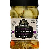 Boars Head Kosher Dill Pickle Chips - 26 Oz - Image 1