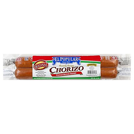 El Popular Chorizo Mild - 12 Oz - Image 1