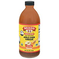 Bragg Vinegar Apple Cider Honey Org - 16 Oz - Image 2