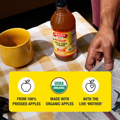 Bragg Vinegar Apple Cider Honey Org - 16 Oz - Image 3