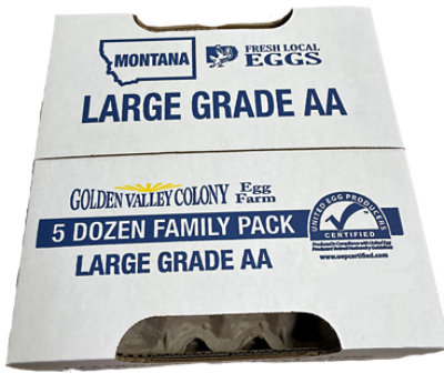 Golden Valley Large Eggs - 60 Count - albertsons