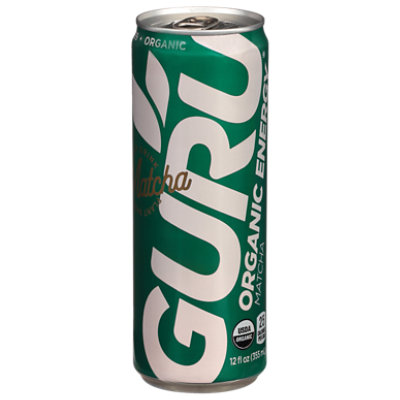 GURU Organic Matcha Energy Drink - 8.4 Fl. Oz
