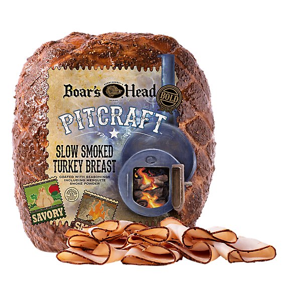 Boars Head Pitcraft Smoked Turkey Breast - 0.50 Lb