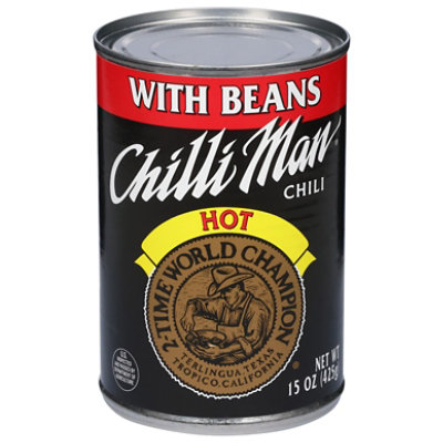 Chilli Man Chili With Beans Hot - 15 Oz - Image 3