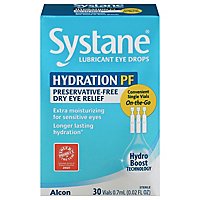 Systane Hydration Lubricant Eye Drops - 30 Count - Image 3