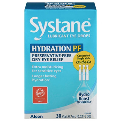 Systane Hydration Lubricant Eye Drops - 30 Count - Image 3