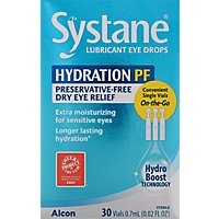 Systane Hydration Lubricant Eye Drops - 30 Count - Image 2