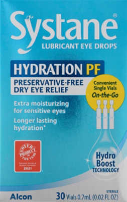 Systane Hydration Lubricant Eye Drops - 30 Count - Image 2