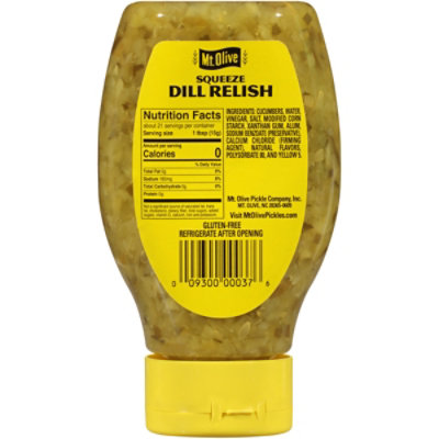 Mt Olive Dill Relish Squeeze - 10 Fl. Oz. - Image 6