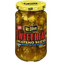 Mt Olive Sweet Heat Jalapeno Slices With Sea Salt - 12 Fl. Oz. - Image 1