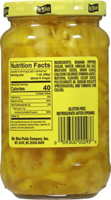 Mt Olive Sweet Heat Banana Pepper Rings - 12 Fl. Oz. - Image 6