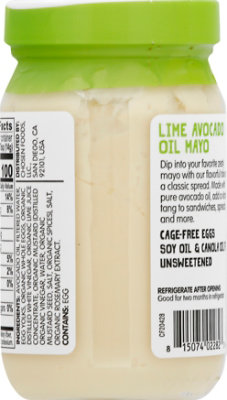 Chosen Foods Mayo Lime - 8 Oz - Image 6