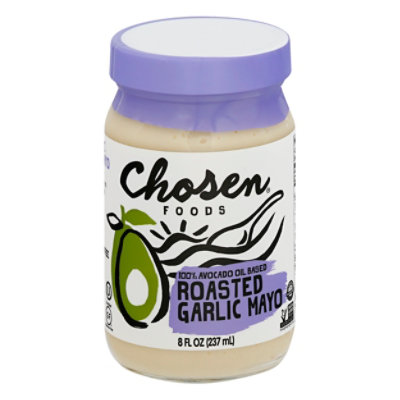 Chosen Foods Mayo Roasted Garlic - 8 Oz - Image 3